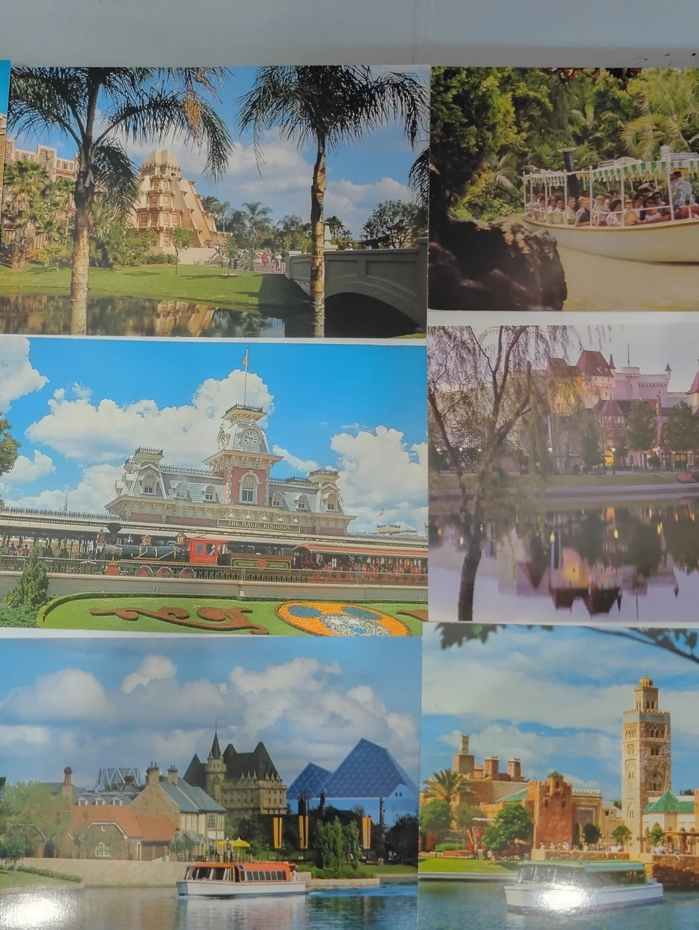 Disneyland Disneyworld Epcot Vintage Postcard Lot Of‎ 15 50s 80s Nostalgia